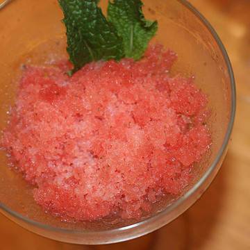 watermelon mint granita