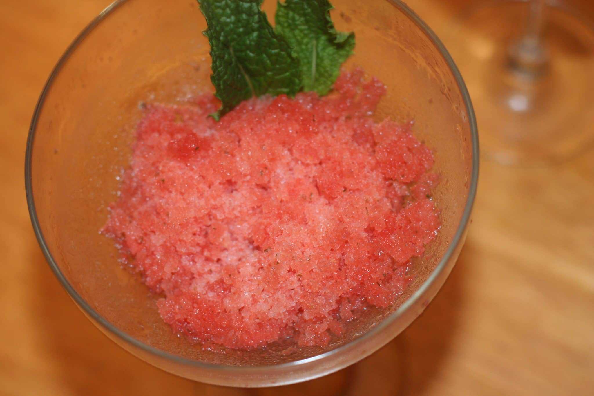 watermelon mint granita
