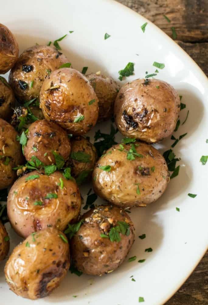 herb garlic roasted red potatoes