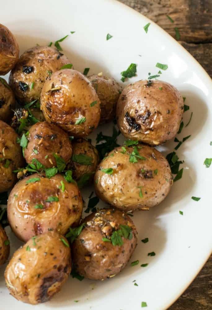 Garlic Herb Roasted Red Potatoes Everyday Eileen