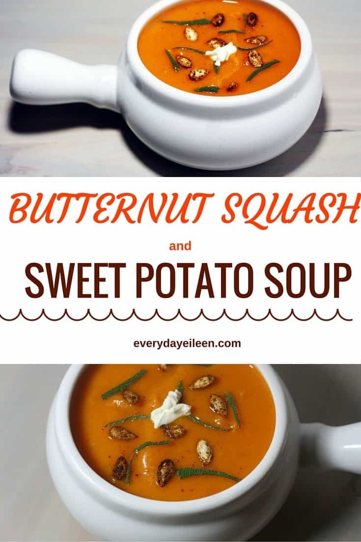 butternut squash and sweet potato soup
