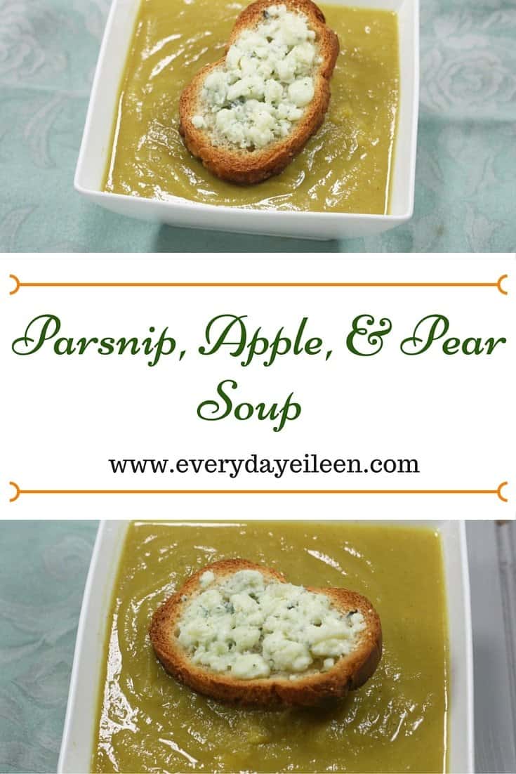 Parsnip, apple, pear soup