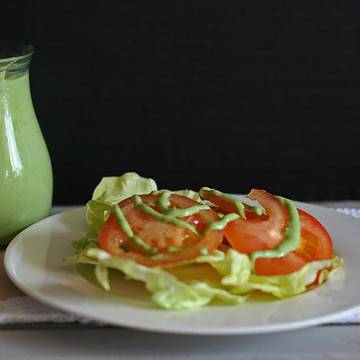 Avocado Buttermilk Green Goddess Dressing