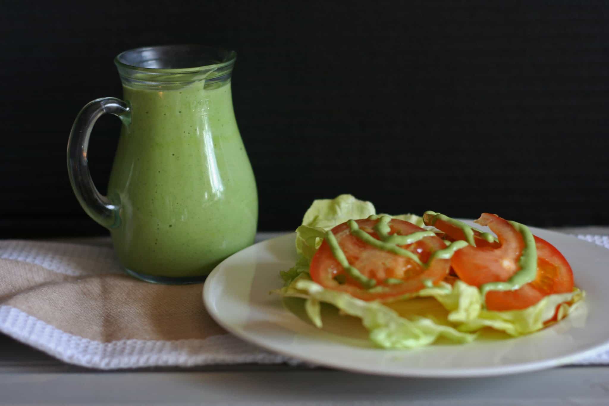 Avocado Buttermilk Green Goddess Dressing