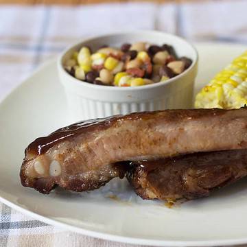 BBQ Pork Ribs with Spicy Dry Rub