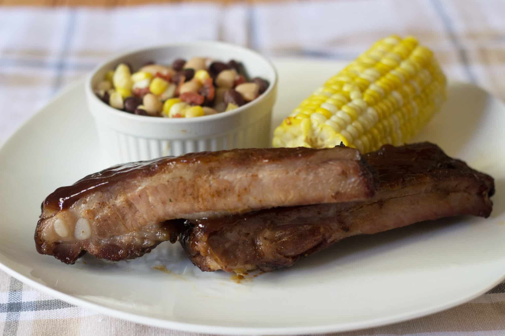 BBQ Pork Ribs with Spicy Dry Rub