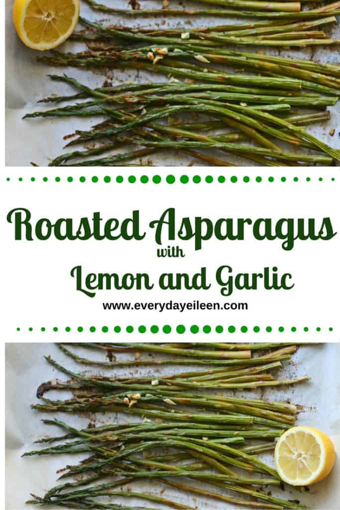 roasted asparagus with lemon and garlic