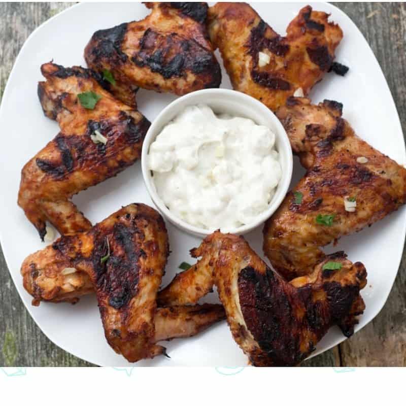 Grilled Spicy Chicken wings