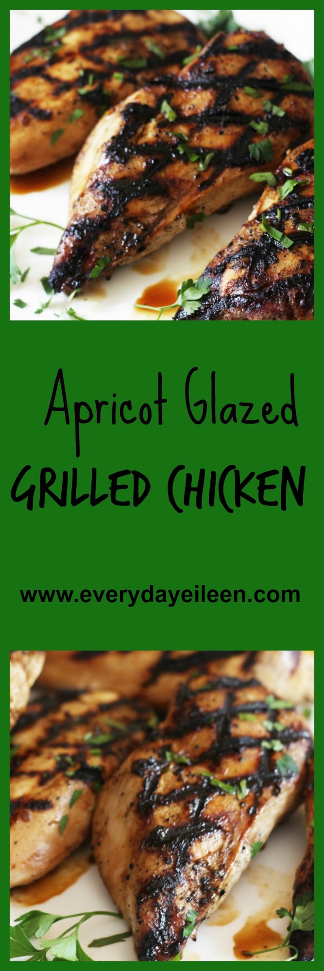 apricot glazed grilled chicken