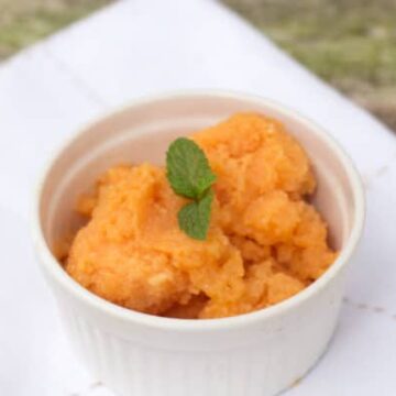 fresh papaya vegan frozen ice cream