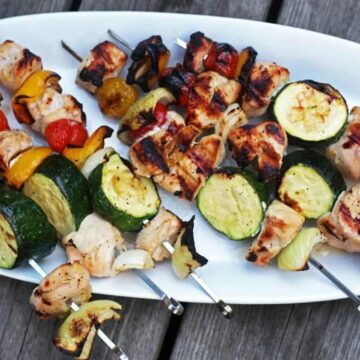 grilled citrus chicken kabob