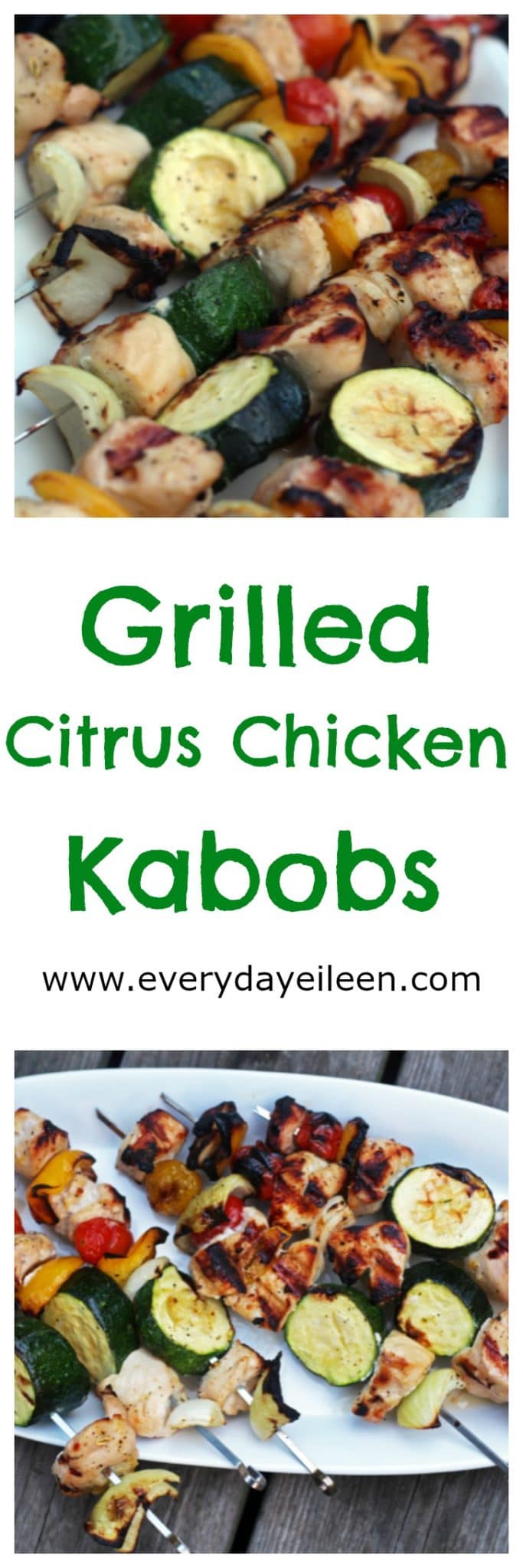 grilled citrus chicken kabob