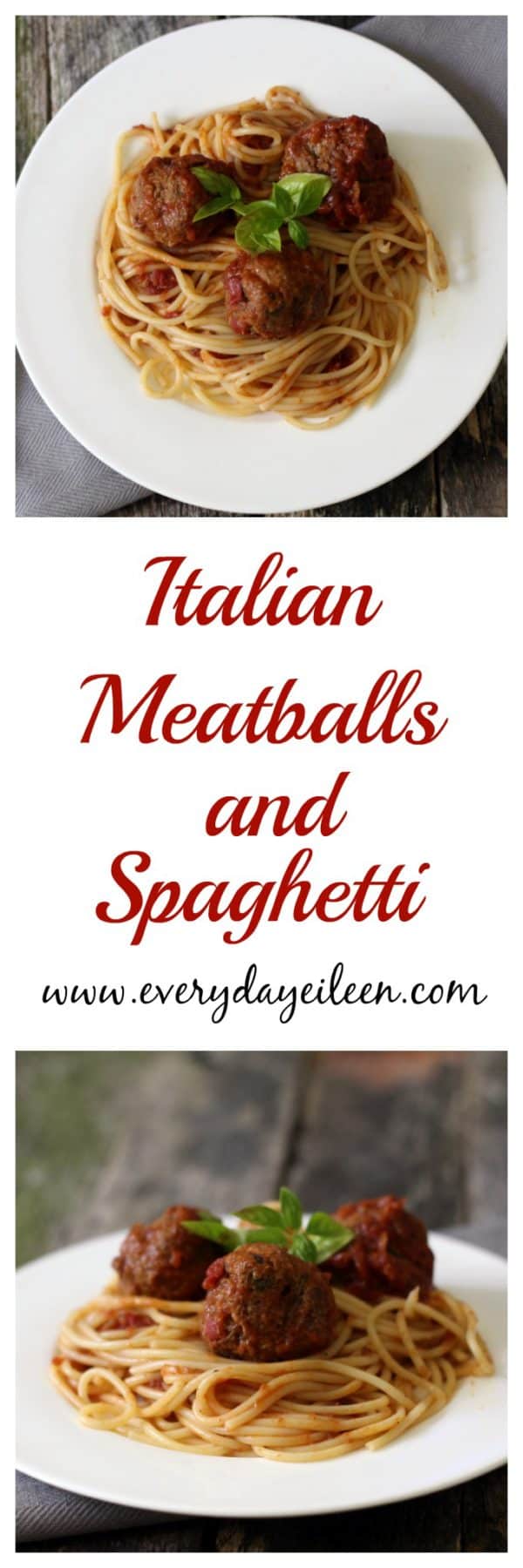 Italian Meatballs and Spaghetti