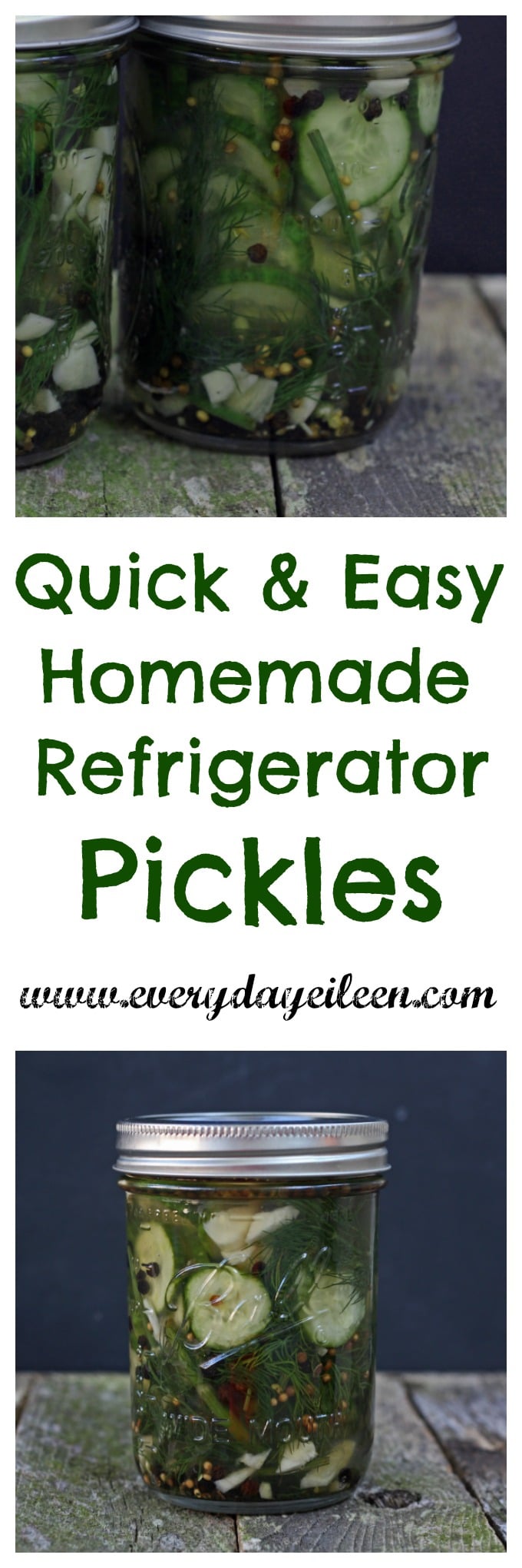 quick& easy homemade pickles