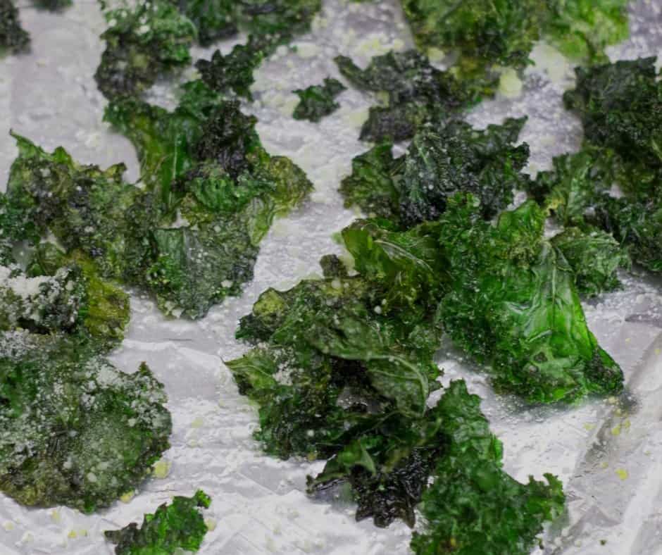 parmesan garlic kale chips