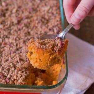 healthy and gluten free sweet potato casserole