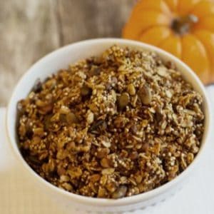 homemade healthy pumpkin granola