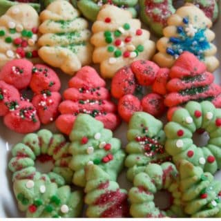 classic holiday spritz cookie