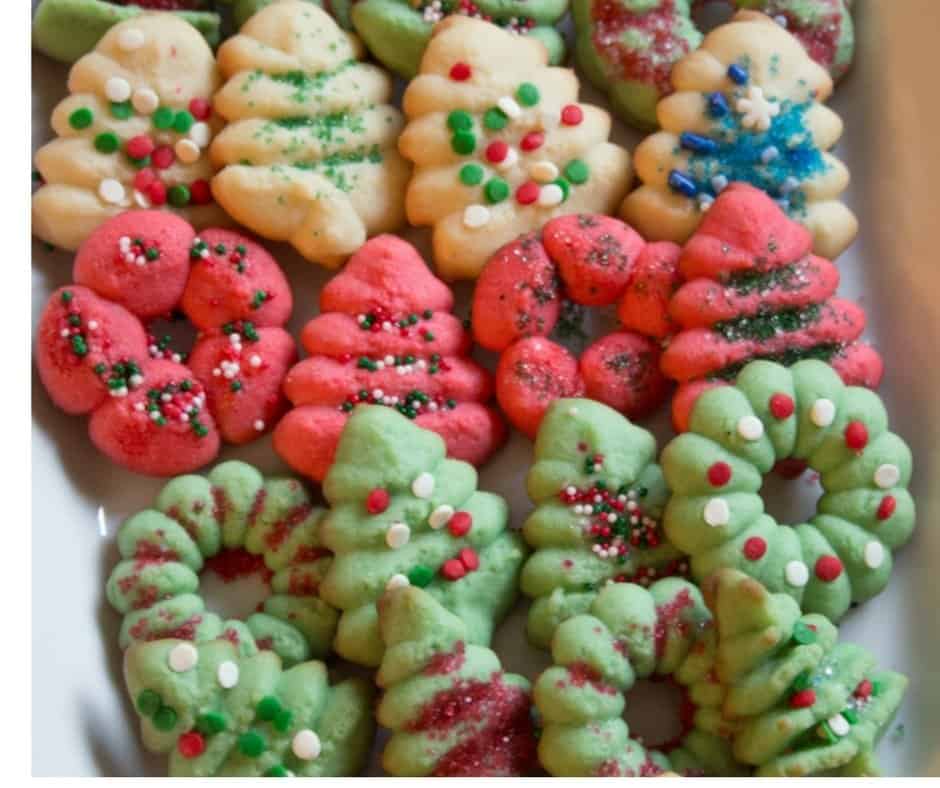 classic holiday spritz cookie