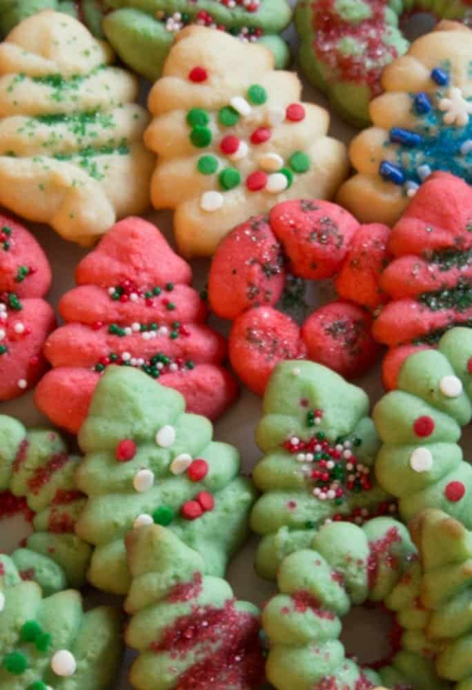 classic holiday spritz cookie