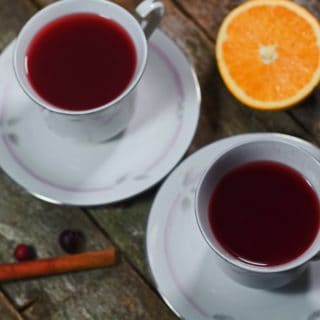 cleansing cranberry tea