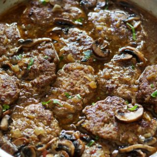 homemade lighter salisbury steaks