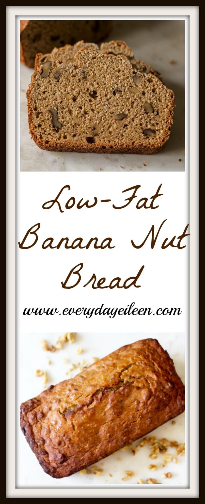 low fat banana nut bread