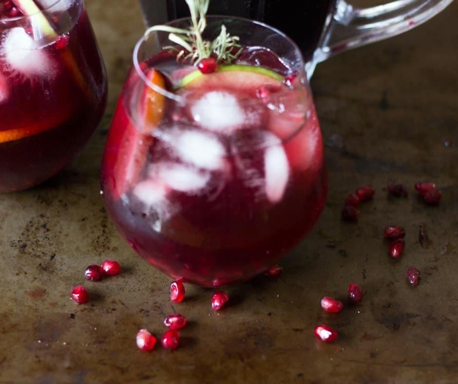 ultimate festive winter sangria