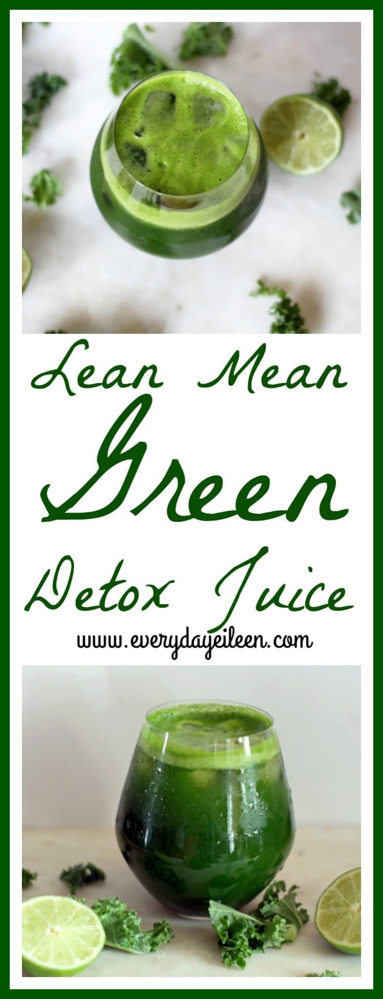 lean mean green detox juice