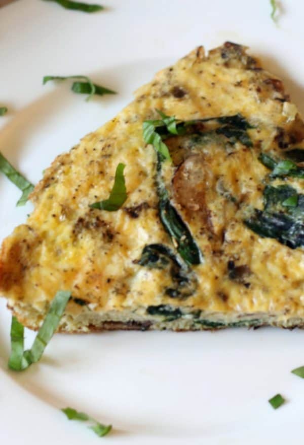 Spinach and Mushroom Frittata Everyday Eileen