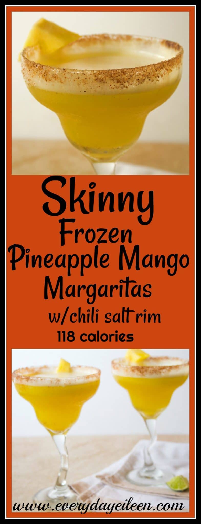 skinny frozen pineapple mango margarita