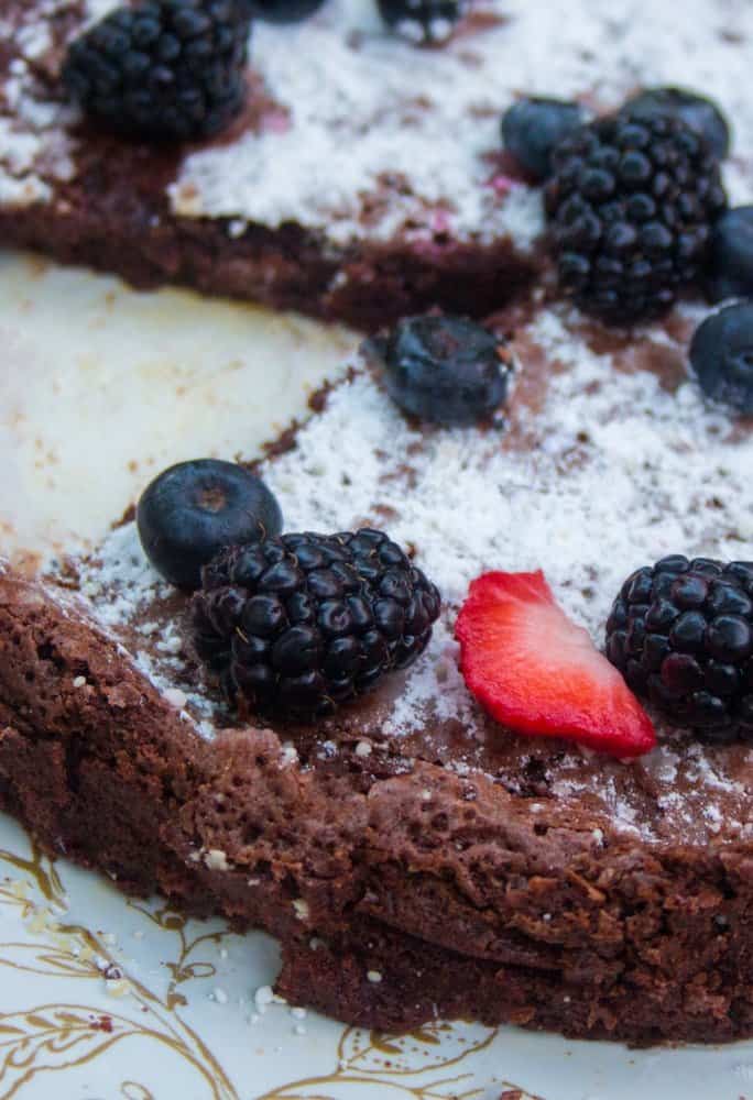 healthier flourless chocolate cake 