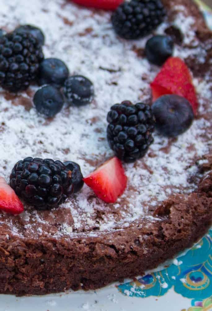 healthier flourless chocolate cake