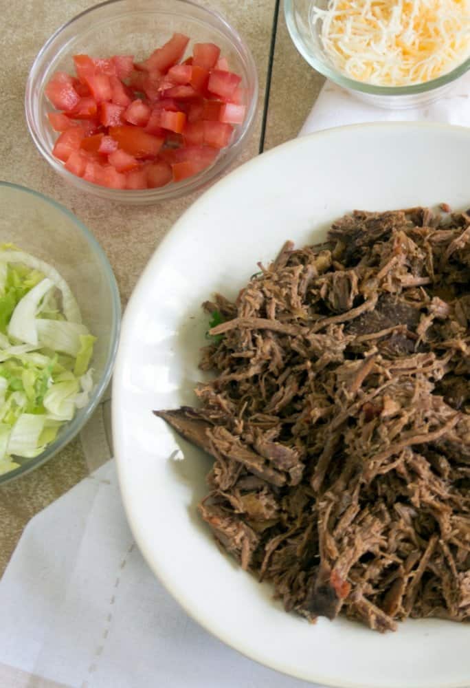 slow cooker mexican shredded beef