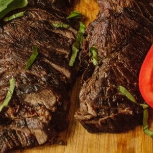 tequila lime marinated hangar steak