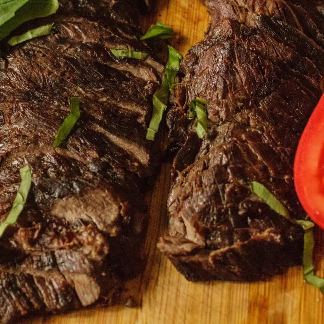 tequila lime marinated hangar steak