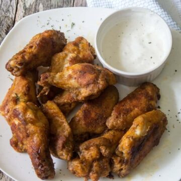 easy crispy baked buffalo chicken wings