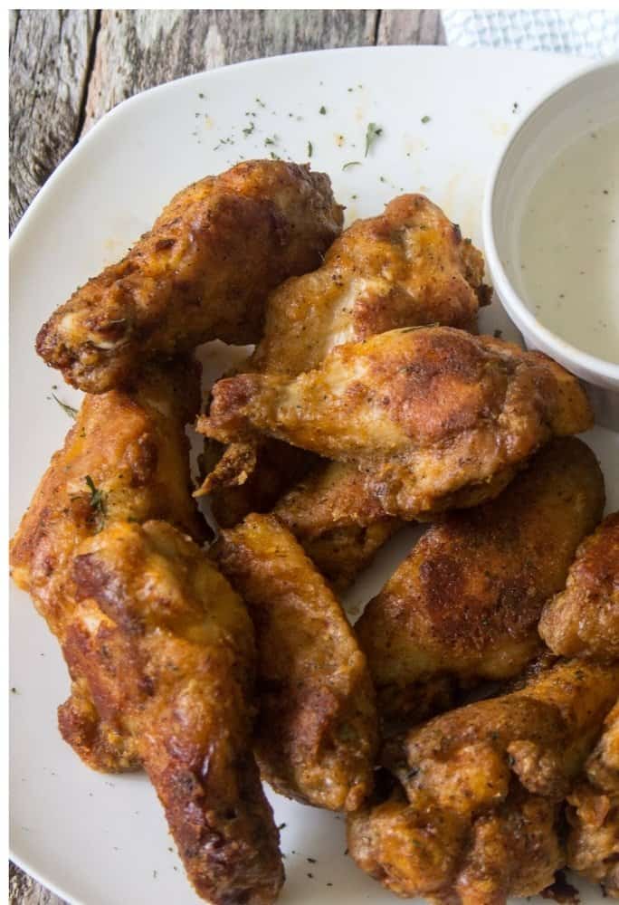 easy crispy baked chicken wings