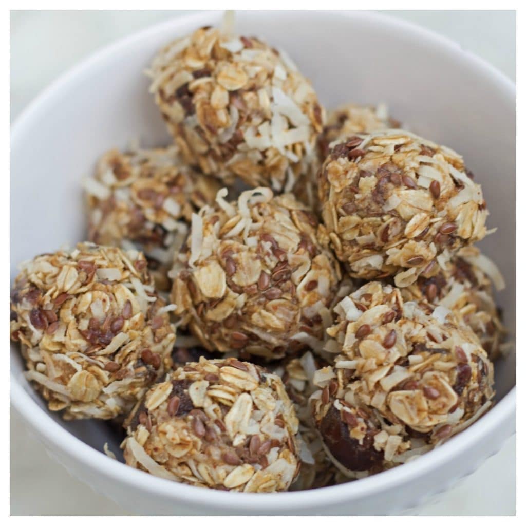 NoBake Coconut Date Energy Bites Everyday Eileen