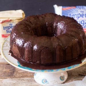 chocolate coconut cream cheese bundt cake