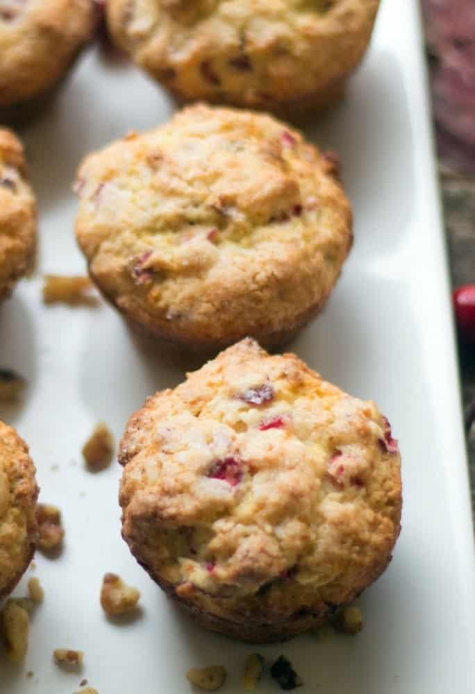 easy cranberry orange muffins 