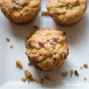 easy cranberry orange muffins