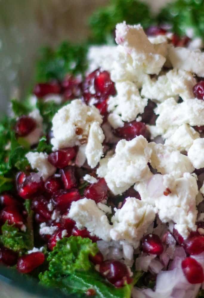 Kale and Quinoa Salad with Pomegranates Everyday Eileen