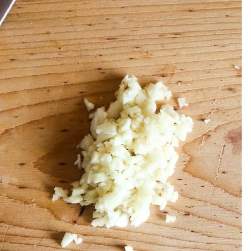 finely diced fresh minced garlic