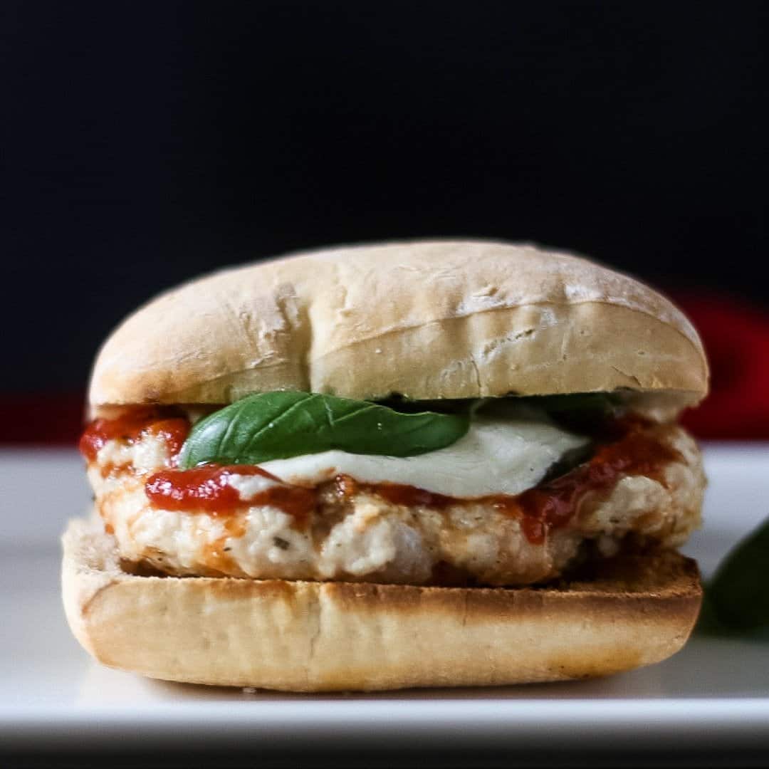 The Best Grilled Chicken Parm Burger Everyday Eileen