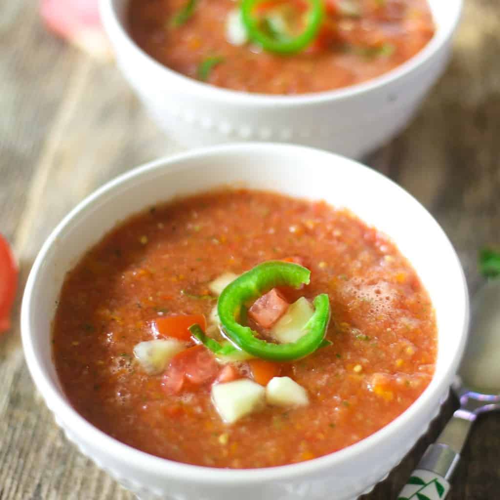 Easy Gazpacho Soup Recipe - Everyday Eileen