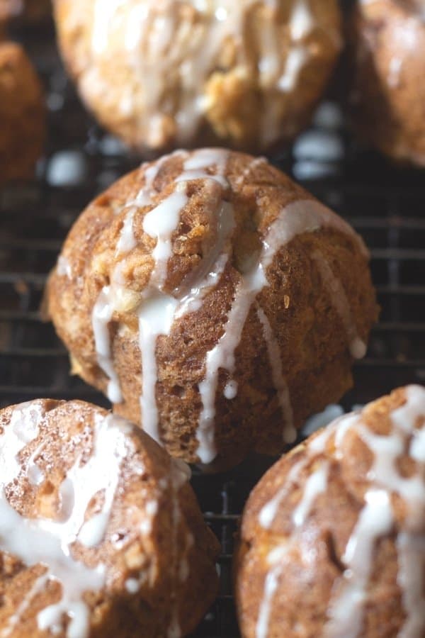 Harvest Apple Cakelets with Maple Drizzle - Everyday Eileen