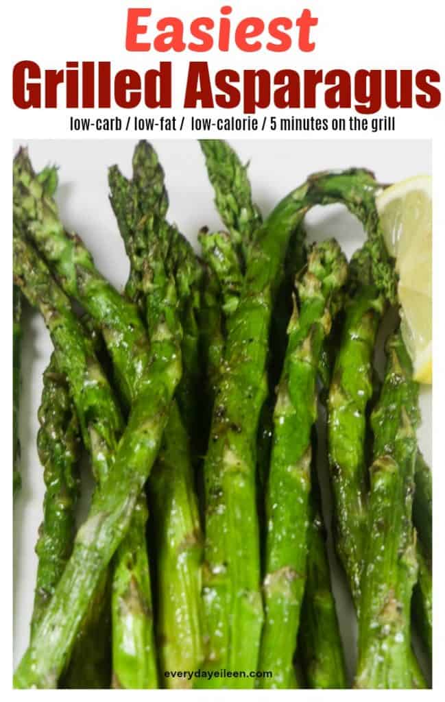 GrilledAsparagus,delicioussidedishreadyinlessthanminutesonthegrill!Simpleseasoningsmakethemostdelicioussidedish!