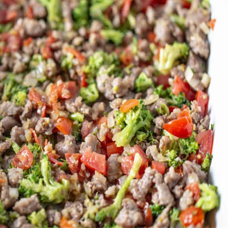 Easy Cheesy Sausage and Egg Casserole - Everyday Eileen