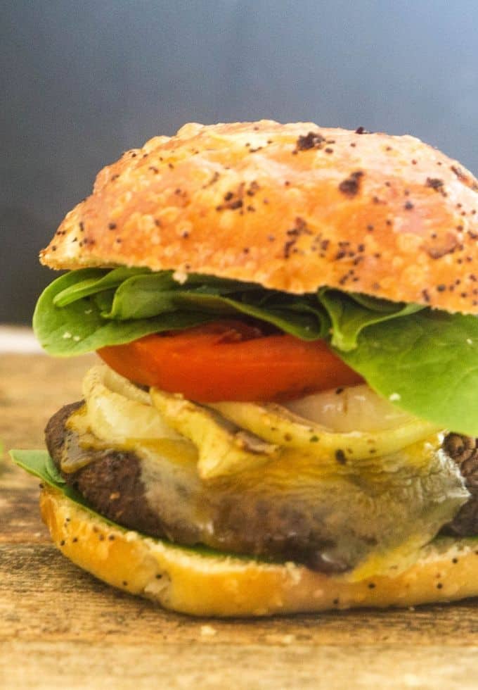 Grilled Portobello Mushroom Burger Recipe - Everyday Eileen